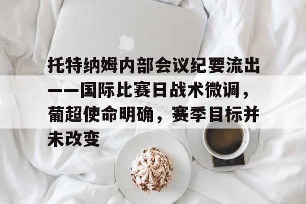 托特纳姆内部会议纪要流出——国际比赛日战术微调，葡超使命明确，赛季目标并未改变的简单介绍-九游官网